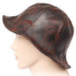 모자 인조가죽 벙거지 방한모자 겨울모자 패션 국내제작 H1542 : 휴키