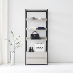 로쏘 뉴엘 시스템 드레스룸 2서랍 선반 행거 800 : 로쏘