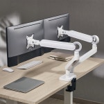 BMA02-024 LCD/LED 15~35인치 듀얼 데스크형 거치대 : 인성미디어