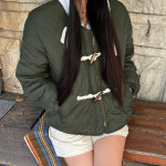 드리뮤즈 여성 떡볶이 누빔 깔깔이 퀄팅 패딩 점퍼 : 드리뮤즈 주식회사