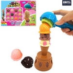 어린이 장난감 선물 아이스크림 많이 쌓아올리면 이기는 보드게임 : 클레버스토어