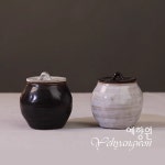 [다도 차보관통] 예향원 핸드메이드 레트로 스톤웨어 도자기 차통 차호 E-9870 : 예향원