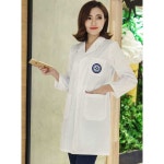 간호사 유니폼 긴팔 약사 가운 약국 피부관리사 여성 : 아이러브직구2