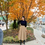 겨울스커트 핀턱스커트 플레어스커트 (5color) : 무드레스