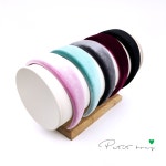 로엔 벨벳 볼륨 헤어밴드 5색상 / 유아 유치원 초등 주니어 여아 머리띠 : 쁘띠봉쿠