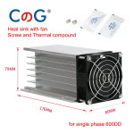 CG SSR-600DD 단일 1 상 JGX DC 제어 방열판 600A 220V 600V 3-32VDC 5-220VDC DD 솔리드 스테이트 릴레이 : 종합기기상사
