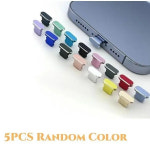 아이폰호환용 플매트 카펫 러그 충전 포트 캡 무작위 상 골드속 아이폰호환 14 13 12 11 Pro XS MAX XR 7 SE 5 개 : 수인A유통