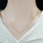 14K 18K 사자 라이언 스마일 펜던트 14K핑크골드 : 언쉬주얼리