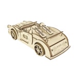 퍼즐 블록 감 빌딩 자동차 건설 입체퍼즐 DIY 기계 컨버터블 조립 목재 3D 레이스 : 더 미래모