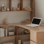 제이스 책상 책장 세트 학생 1인 ㄱ코너형 아치 편수책상 서재 공부 서랍 : 주식회사 바로방가구