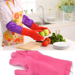 기모고무장갑 롱밴드장갑 김장 세차 야외작업 겨울 청소장갑 : 앨리스와도로시