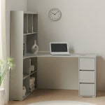 제이스 책상 책장 세트 학생 1인 ㄱ코너형 아치 편수책상 서재 공부 서랍 : 주식회사 바로방가구