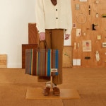 메르시 파리 모아몽 토트백 Shopping Bag n39 - Brown & Blue : 샾브랜드몰