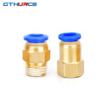 1pcs PC 14mm16mm 14 38 34 스레드 퀵 커넥터 공압 피팅 파이프 14-02 14-03 : 종합기기상사