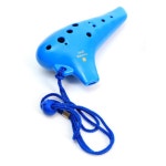 오카리나 리코더 피리 초등학교 음악준비물 합주 관악기 블루 : 리야홈