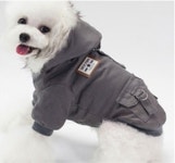 강아지 반려견 패딩 조끼 방한복 올인원 멍클레어 : 양구니네