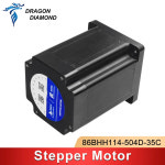 스텝퍼 모터 드라이버 14 축 2 상 450B 브레이크 타각기 86 시리즈 CNC 라우터 86BHH114-504D-35C 용 대형 토크 : 금강엔시스