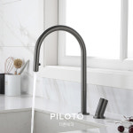 더죤테크 주방수전 세면대수전 투홀 슈티에싱크396 매트그레이 : 그레이바스