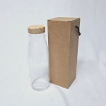 다용도52호 90x90x275 100개 답례품 선물상자 1000ml포장 주스병1L 와인 간장 식초 수제청 과일청 꿀 소금 설탕 튼튼 끈박스 종이 크라프트... 