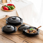 전골 뚝배기 인덕션 무균열 세트 무쇠 오마이 노란색 닭고기와 쌀 특별 점토 냄비 국수 캐 : 브리즈나인