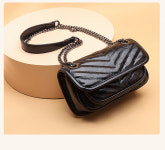 천연 소가죽 미니 크로스백 퀼팅 핸드폰가방 HP2284 : 해플플러스