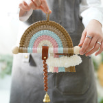 마크라메DIY 무지개 도어벨 만들기 맑은소리 주물종 : 이음마크라메