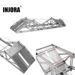 RC자동차 다이캐스트 악세사리 부품 INJORA 로프 브리지 장애물 1/18 1/24 R : 무지개사자
