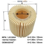 오일 필터 Daihatsu Charade 1NR-FE Materia Coo Subaru Dex Toyota bB Sirion 1KR-FE K3-VE 3SZ-VE Lexus CT20 : 비앤씨샾