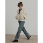 여성 후리스 집업 퍼 자켓 아우터 플리스 : 랑월