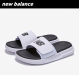 뉴발란스 1501 벨크로 슬리퍼 화이트 SD1501WT3 맥시멈 쿠셔닝 슬라이드 : 땡스앤땡스G