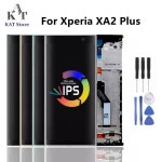 캣 LCD 스크린 교체형 LCD 터치스크린 어셈블리, 소니 Xperia XA2 Plus H4413 H4493 용 프레임 예비 부품 교체 : 비앤씨샾