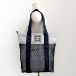 샤넬 스포츠라인 빅로고 메쉬 숄더백 : 후라밍고