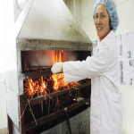 추억의 전통웰빙음식 볏짚삼겹살 : 초벌구이마을