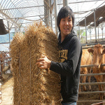 추억의 전통웰빙음식 볏짚삼겹살 : 초벌구이마을