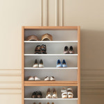 840상부신발장 4단오픈신발장 신발장수납장 폭넓은신발 : 리빙하우징