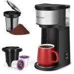K컵과 그라운드 커피머신 2 in 1, 6 ~ 14 Oz Brew 사이즈, 셀프클리닝 기능이 있는 미니 원컵 핏트 트래블 : 잇츠어썸3호점