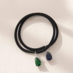 [갤러리아] 제이로렌 H0586 물방울 포인트 큐빅 헤어 머리끈 : 갤러리아백화점