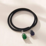 [갤러리아] 제이로렌 H0586 물방울 포인트 큐빅 헤어 머리끈 : 갤러리아백화점