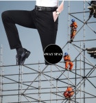 I am strong 올젠기모슬랙스 정장바지 뱅뱅기모출근룩 겨울스판골프작업바지 : 메디칼커피