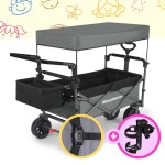 유아웨건 이지고웨건플러스 (웨건본체+캐노피+안전벨트1개)+컵홀더증정+안전벨트1개추가 : 에코크린 코리아