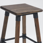 아르푸 MIB-008 미조립 원목 심플한 디자인 홈바스툴 네추럴 : 아르푸