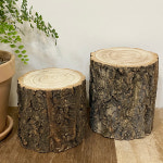 리얼 통나무 장식 우드 화분대 인테리어 촬영 소품 받침대 정리대 : 메이룸즈