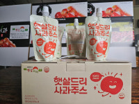 사과즙 햇살드리 착즙 사과주스 애플주스 100ml 40포 : 써니사과농장