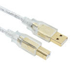 프린터 케이블 USB 2.0 프린트 선 AM BM 연결선 B타입 1.8m, 1개 : 리버네트워크
