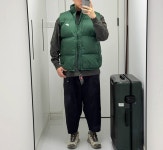 나이키 스포츠웨어 남녀공용 클럽 방수 패딩 조끼 카키(7374)커플 발수 패딩베스트 : 호언컴퍼니