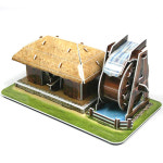 5000 3D입체퍼즐 물레방앗간 뜯어만들기 종이퍼즐 창의만들기 DIY 모형 우드락 교육용 : 드림존문구