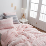 포근한 11mm 양모 극세사이불 두꺼운 겨울 밍크 이부자리 모달이불 SS/Q : 고마자자