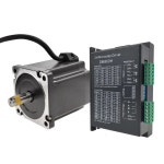 CNC 타각기 하이 토크 86BYG DM860H 용 86 스텝 모터 NEMA34 4.5Nm 6.5Nm 8.5Nm 12Nm 6.0A 스텝퍼 D14mm 2 상 : 수인B유통