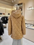 [가니] 여성 샤이니 퀼팅재킷 ( 베이지 ) F7966 : 롯데탑스 파주점