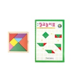 칠교놀이 탱그램 칼라 칠교판 칠교퍼즐 칠교야 가베 : 토이프랜드
